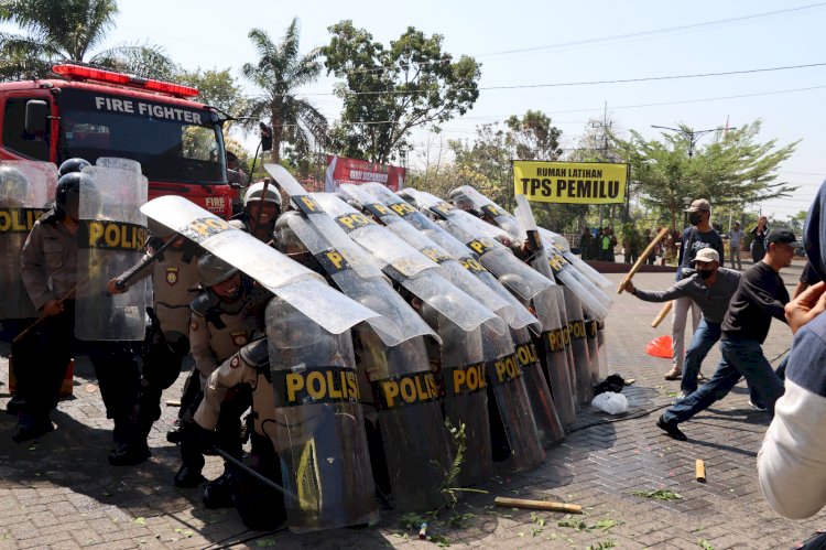 Polres Magetan Libatkan 700 Personel Gabungan Untuk Amankan Pemilu 2024