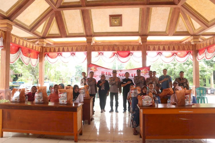 Eks Brimob Sidoarjo Baksos Peringati HUT Brimob Ke-78