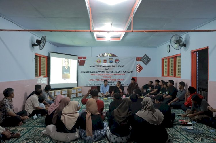 Sinergitas Polisi RW dan Pemkab Jember Sosialisasikan Bahaya Narkoba Hingga Tingkat Desa