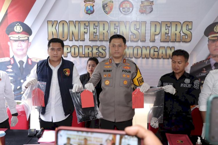 Polres Lamongan Berhasil Ungkap Pembobol Minimarket Tersangka Residivis