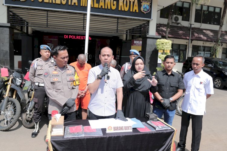 Polresta Malang Kota Berhasil Amankan Komplotan Curanmor, Tersangka Residivis Jaringan Antar Kota