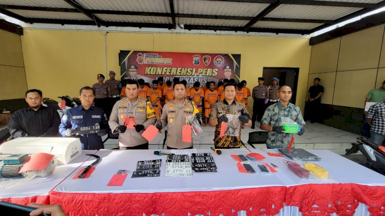 Ungkap Kasus 3C, Polresta Sidoarjo Berhasil Tangkap Spesialis Curanmor