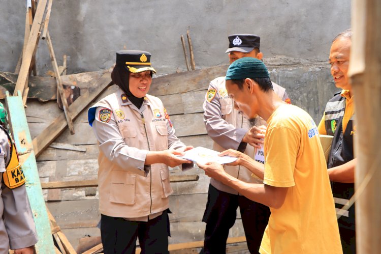 Polres Tuban Beri Konseling dan Pendampingan Psikologi Korban Gempa