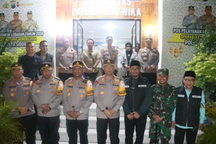 Malam Takbir Idul Fitri di Sidoarjo Berjalan Aman dan Kondusif