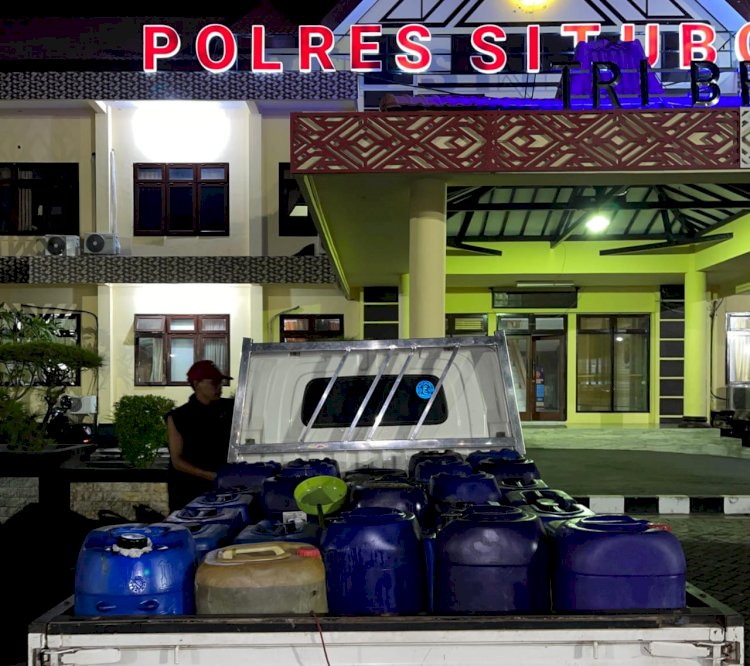 Polres Situbondo Gagalkan Penyelundupan 1190 Liter BBM Solar Subsidi