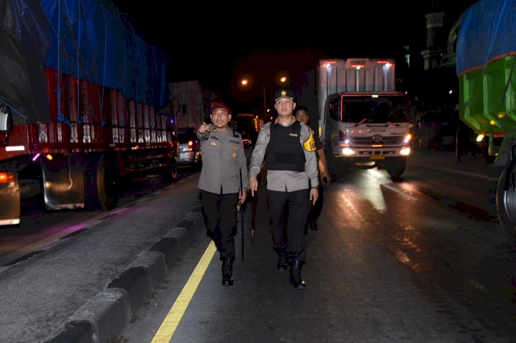 Polres Lamongan Bersama TNI dan Pemkab Lakukan Pengamanan Pengesahan Warga Baru Perguruan Silat