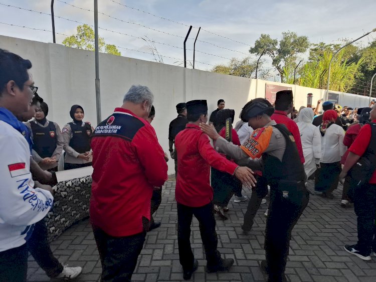 Polres Blitar Sterilisasi Kantor KPU Jelang Pendaftaran Paslon di Pilkada 2024