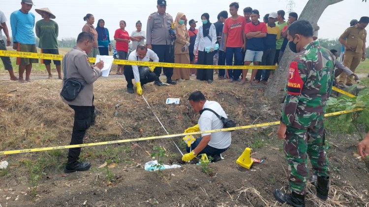 Polisi Berhasil Amankan Pasangan Kekasih Diduga Kuburkan Bayi di Area Persawahan Bojonegoro