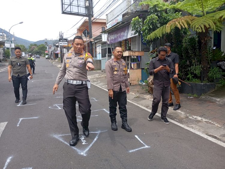 Polda Jatim Gunakan Alat Canggih Untuk Olah TKP Laka Bus di Kota Batu