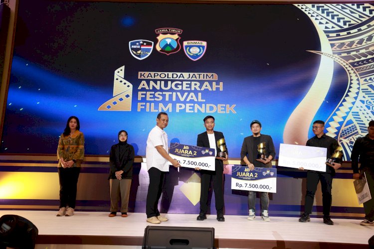 Polda Jatim Gelar Malam Anugerah Festival Film Pendek Kampanye Anti Judol