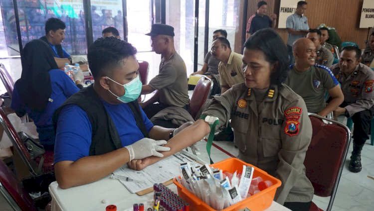 Polresta Sidoarjo Gelar Pemeriksaan Kesehatan Berkala Anggota