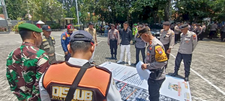 Polres Probolinggo Kota Siapkan Personel Amankan Rapat Pleno Penetapan Paslon Walikota Terpilih