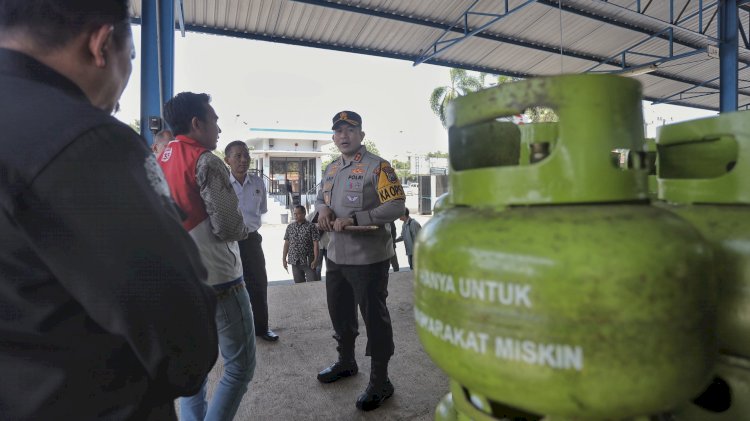 Polres Blitar bersama Pemkab Sidak SPBE Pastikan Stok Gas LPG 3 Kg Aman Jelang Ramadhan