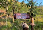 Polres-Blitar-Kota-Edukasi-Warga-dan-Pasang-Banner-Cegah-Karhutla-di-Lereng-Gunung-Pegat
