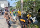 Polsek-Tulangan-dan-Yayasan-Sungai-Watch-Bersihkan-Sungai,-Bangun-Kesadaran-Lingkungan