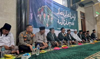 Kapolsek-Wonoayu-Hadiri-Lailatul-Ijtima,--Perkuat-Sinergitas-dengan-Tokoh-Agama