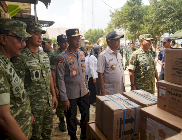 Sinergi TNI Polri Wakil Panglima TNI dan Gubernur Akpol Tinjau Pemulihan Pascabanjir di Aceh Tamiang