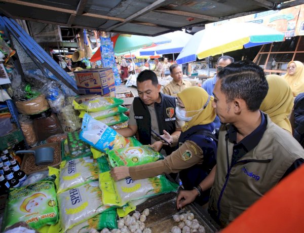 Satgas Pangan Polres Madiun Sidak Pasar Antisipasi Lonjakan Harga Bapokting Jelang Ramadhan