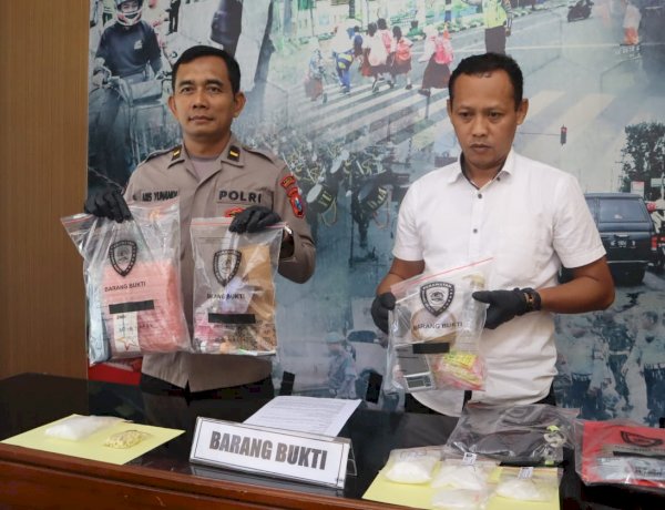 Polres Madiun Kota Ungkap Dua Kasus Narkoba, Ratusan Gram Narkotika Disita