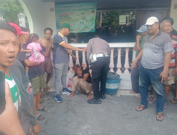 Gerak Cepat Polsek Kenjeran Amankan Pelaku Jambret di Platuk  dari Amukan Massa