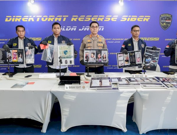 Polda Jatim Bongkar Arisan Online Fiktif Transaksi Capai Rp.71 Miliar