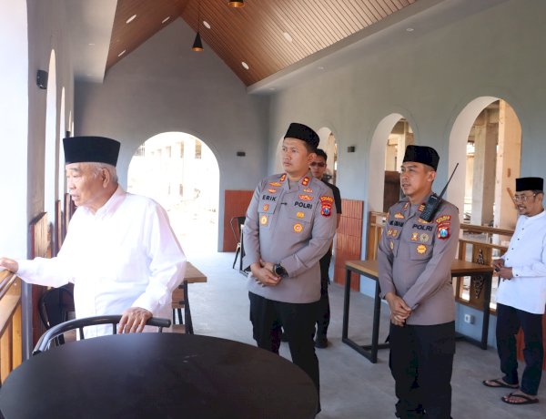 Polres Mojokerto Gandeng Ulama, Silaturahmi ke Ponpes Amanatul Ummah Perkuat Kondusivitas