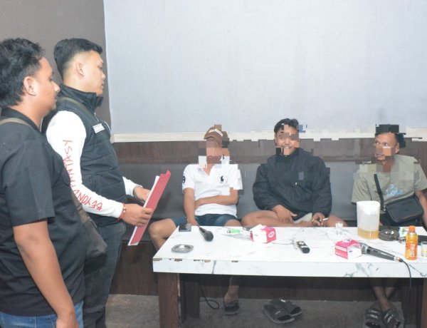 Cegah Peredaran Narkoba,Tim Gabungan Polres Bondowoso Razia THM dan Tes Urine Pengunjung