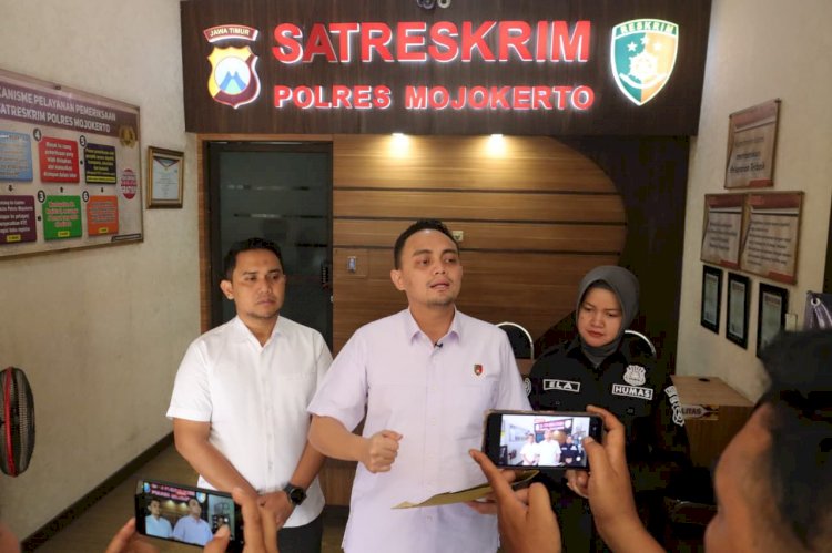 Polres Mojokerto Amankan 2 Tersangka Pencuri Truk Crane
