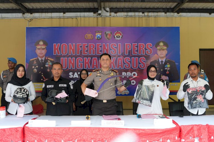 Polresta Sidoarjo Amankan Tiga Tersangka Aksi Kekerasan Anak Bawah Umur di Buduran